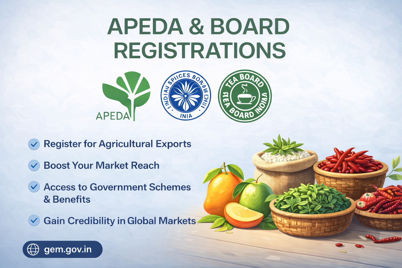APEDA Spice Tea Board Registration Pune